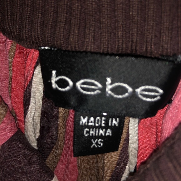 Bebe -TRENDING-Cinched Waist-Multi-Colored TubeTop - Picture 5 of 5